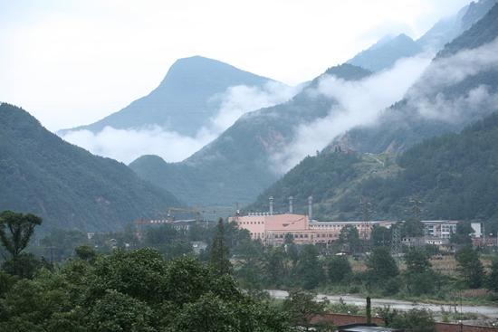 2008年，远眺松花岭试验基地一区。中国航发涡轮院供图