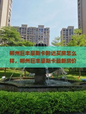郴州巨丰豪斯卡附近买房