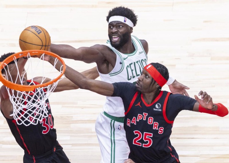 篮球——NBA常规赛：猛龙不敌凯尔特人
