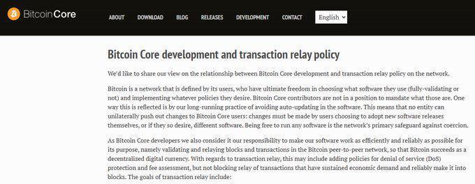 Bitcoin Core内置交易中继引发社区分裂：铭文到底是不是垃圾交易？